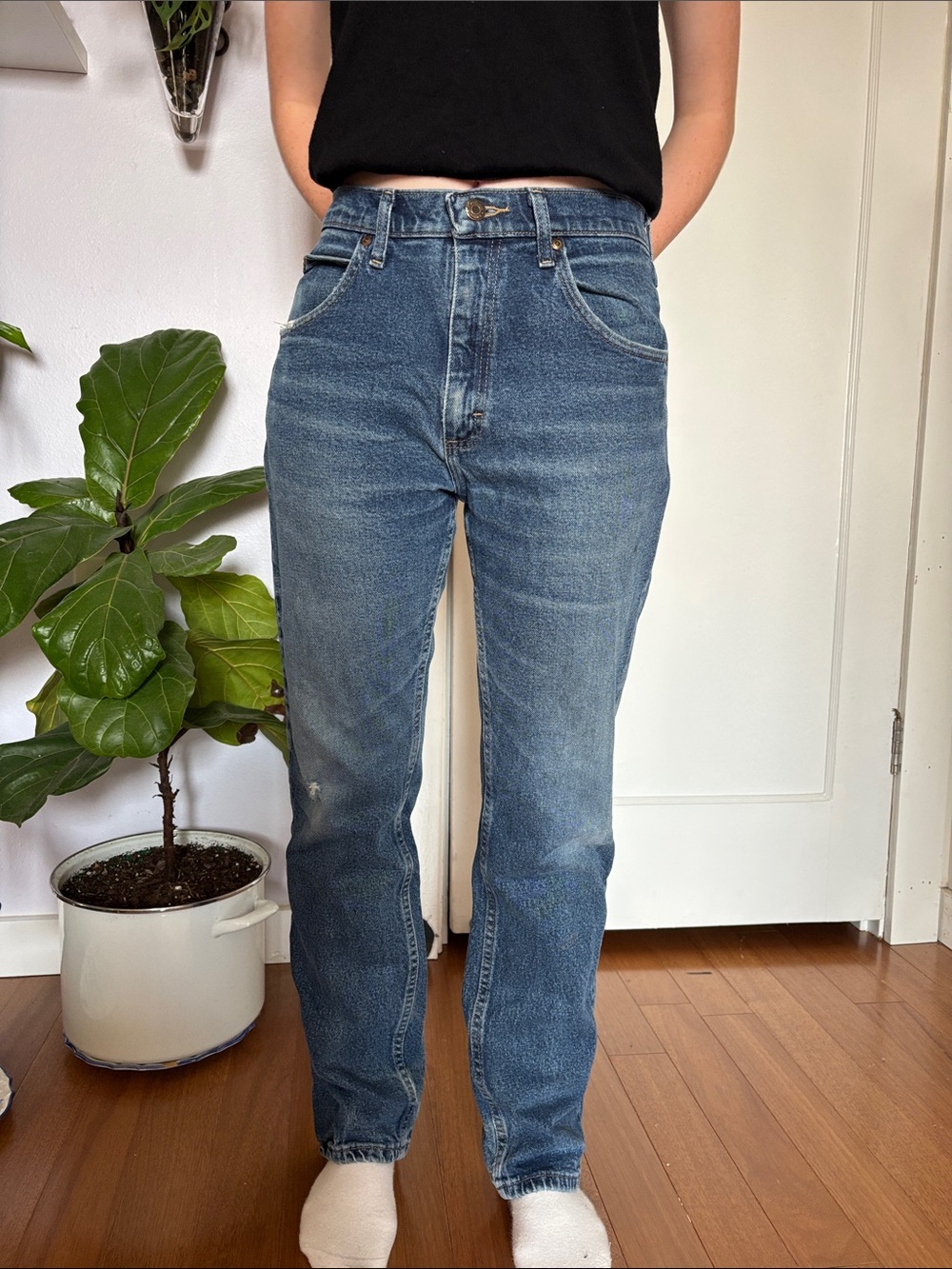 Wrangler Men's Straight Blue Jeans